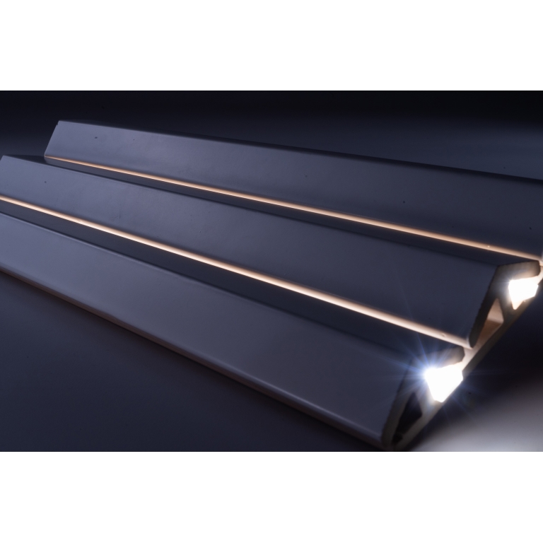 RADIANT - 6X16 PYRAMID, WHITE, MATTE